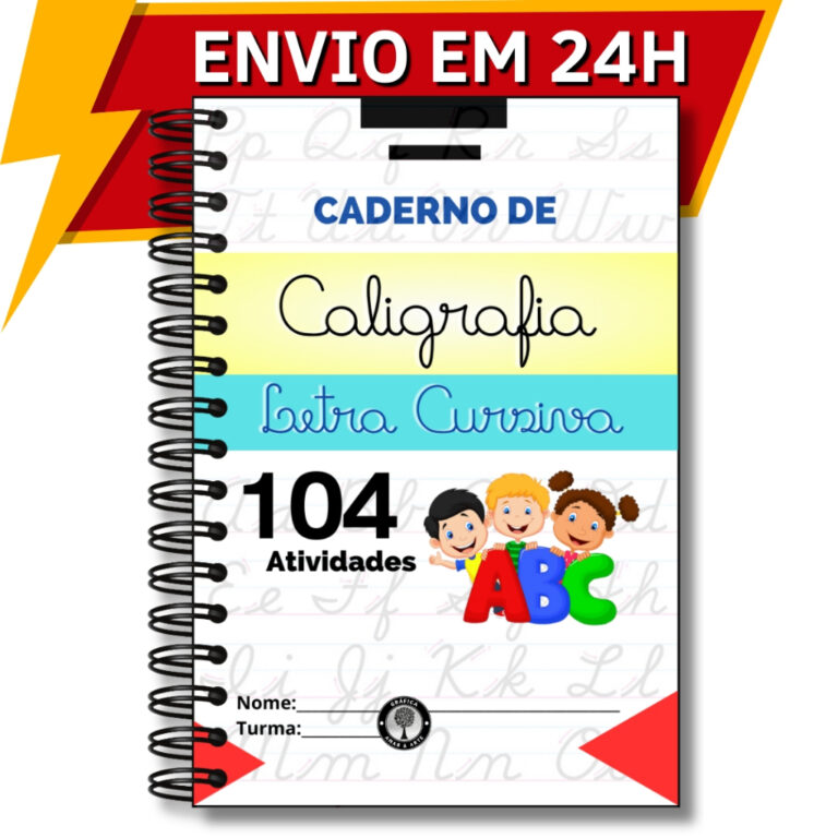 Caderno De Caligrafia Infantil 104 Atividades Letr