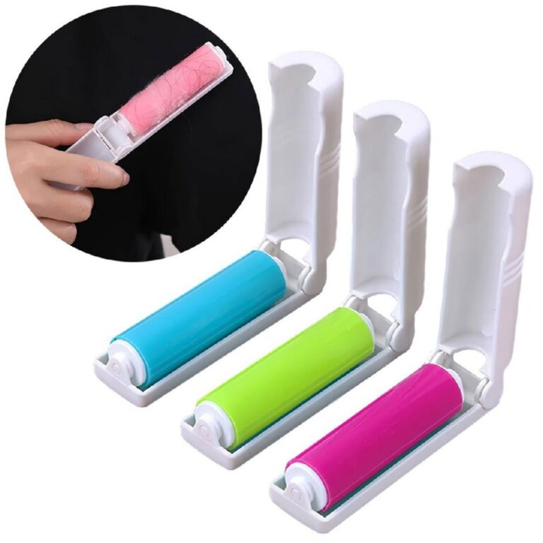 Tira Pelos Portatil Bolso Roupas Camisa Calça Blu