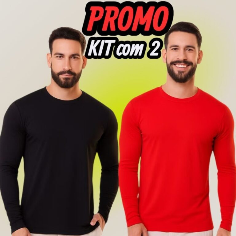 Camisa UV Kit Com 2 Térmicas Segunda Pele Com Pro