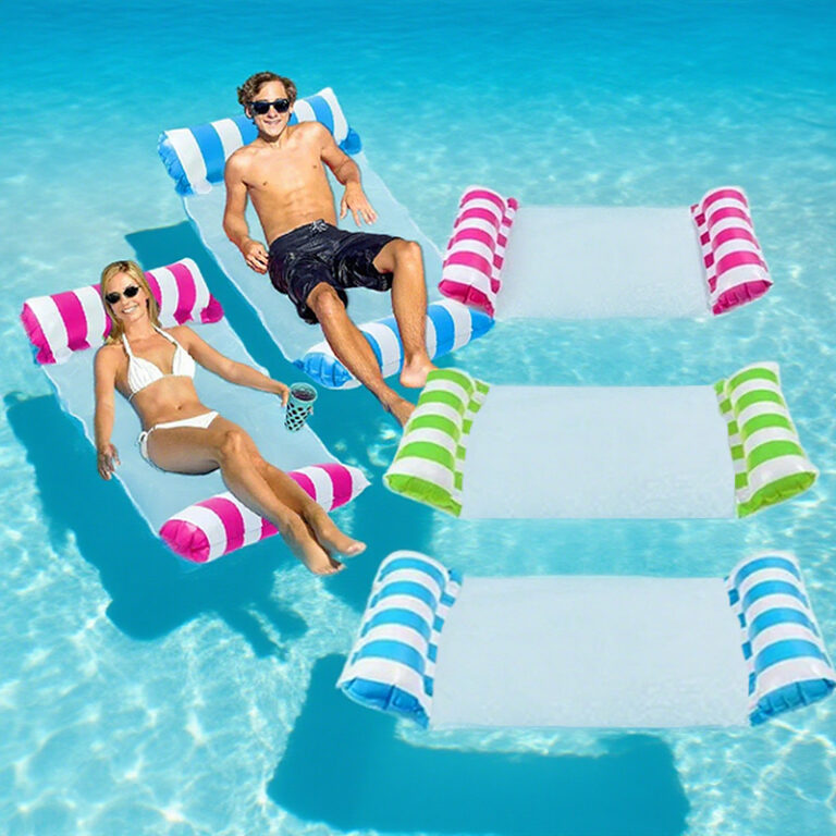 Bóia de Piscina Lnflável Com Rede Flutuante Colc