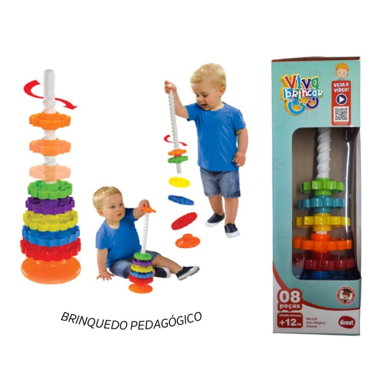 Giro Mágico MK326 Dismat Brinquedo Infantil Didá
