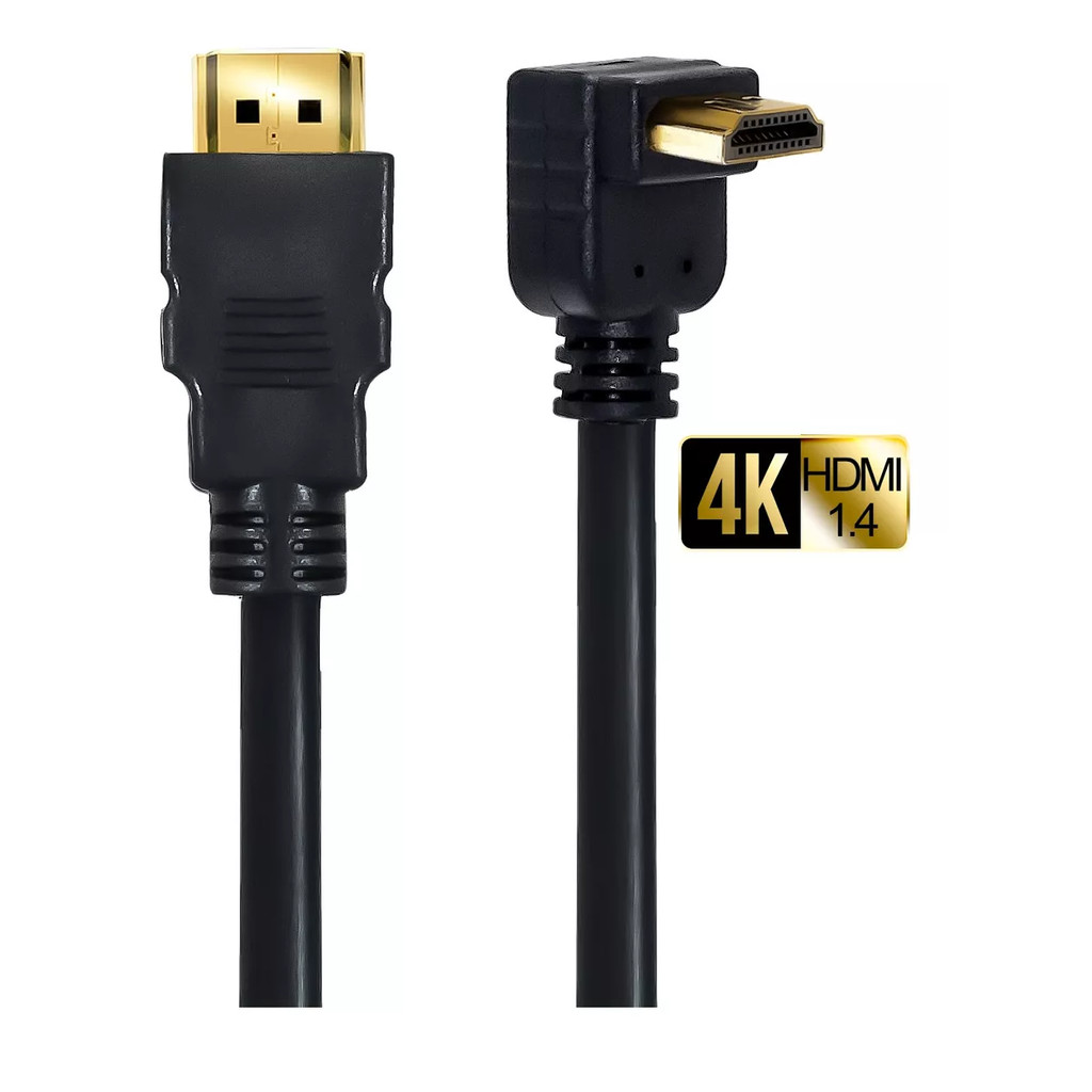 CABO HDMI PLUG L 90. GRAUS 1,5MT ULTRA HD4K REF:D-HO1