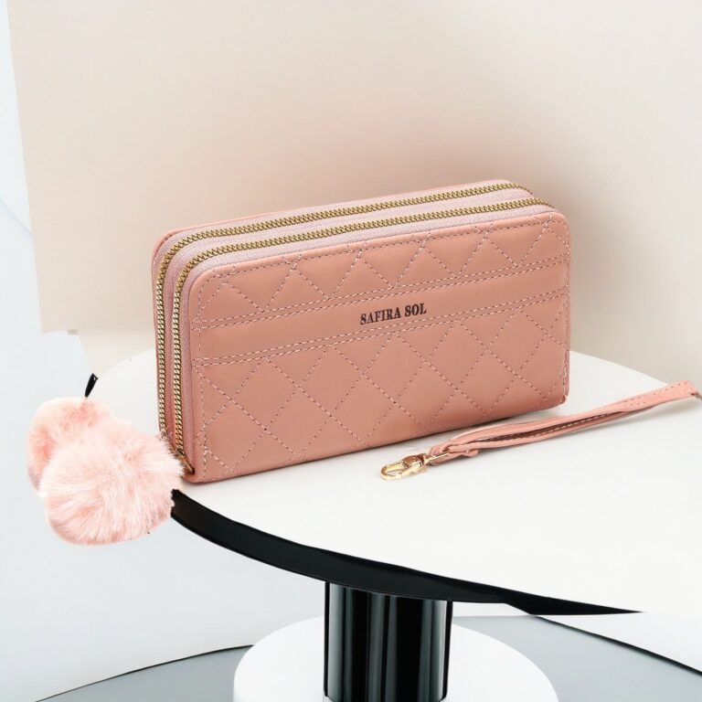 Carteira feminina com 2 zíper lt667