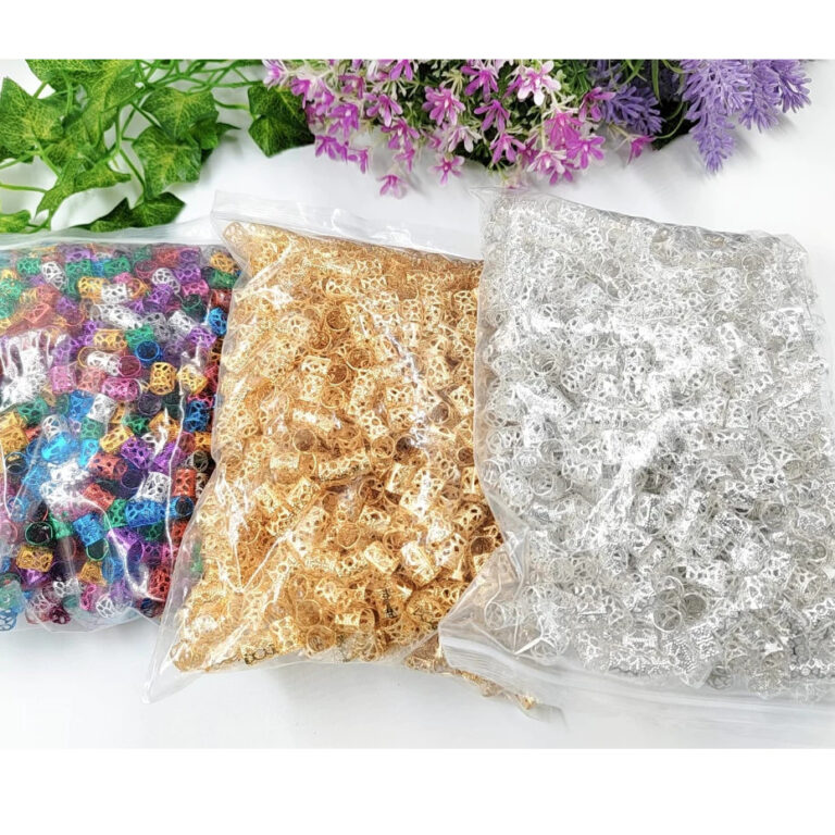 Kit 1.000 Anéis Reguláveis Para Trança Box Brai