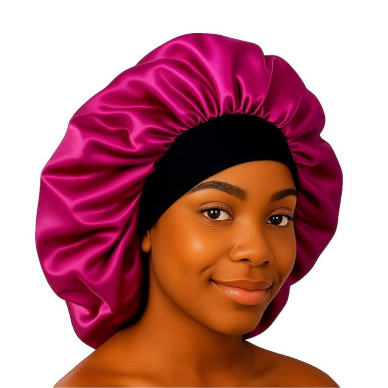 Touca Faixa De Cetim Anti Frizz Com Barra Super Lu