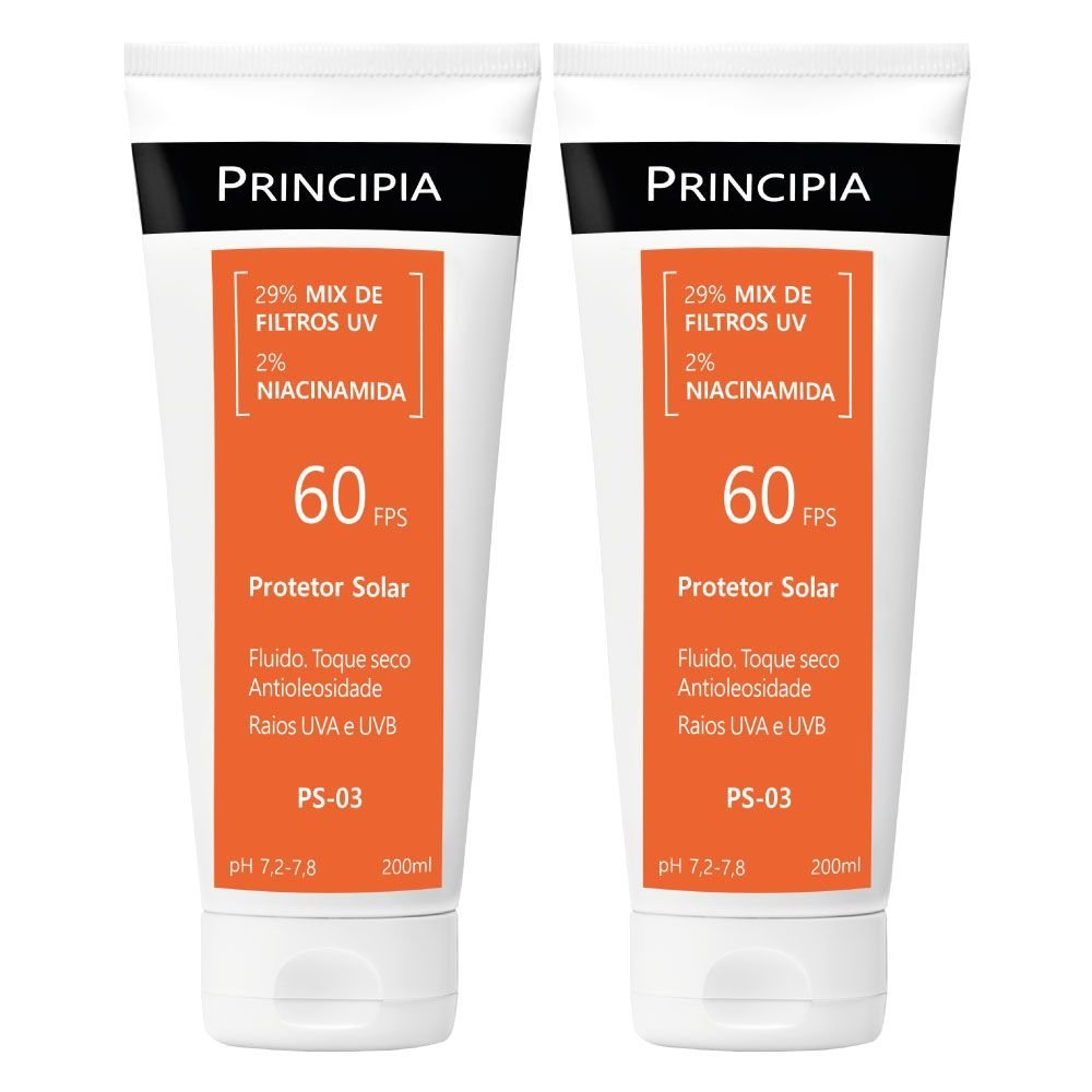 Kit 2x Unidades Principia Protetor Solar PS-03 FPS60