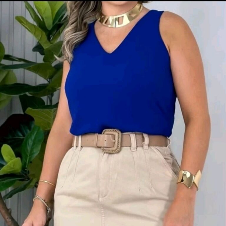 Blusa Regata Feminina ALÇA LARGA