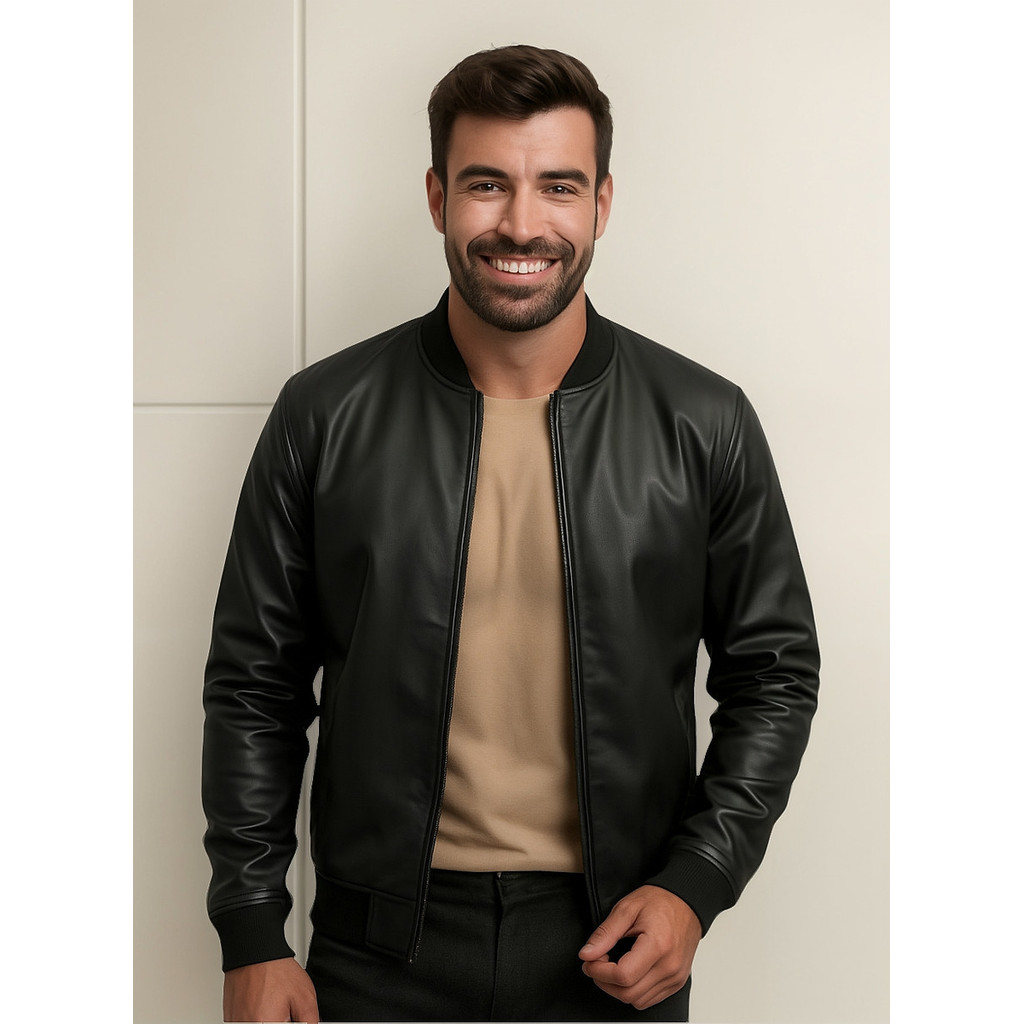 Jaqueta Masculina Courino Impermeável Motoqueiro Inverno Frio Envio Rápido
