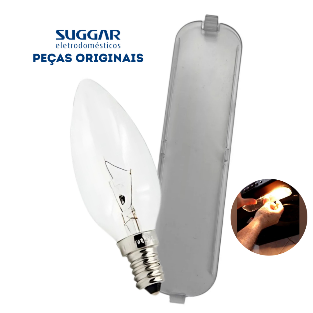 Lente e/ou Lâmpada 220v Luminária Depurador Slim Suggar
