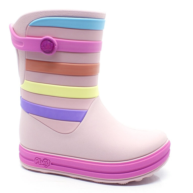 Galocha Bota Infantil Plugt Menina Confortável Ma