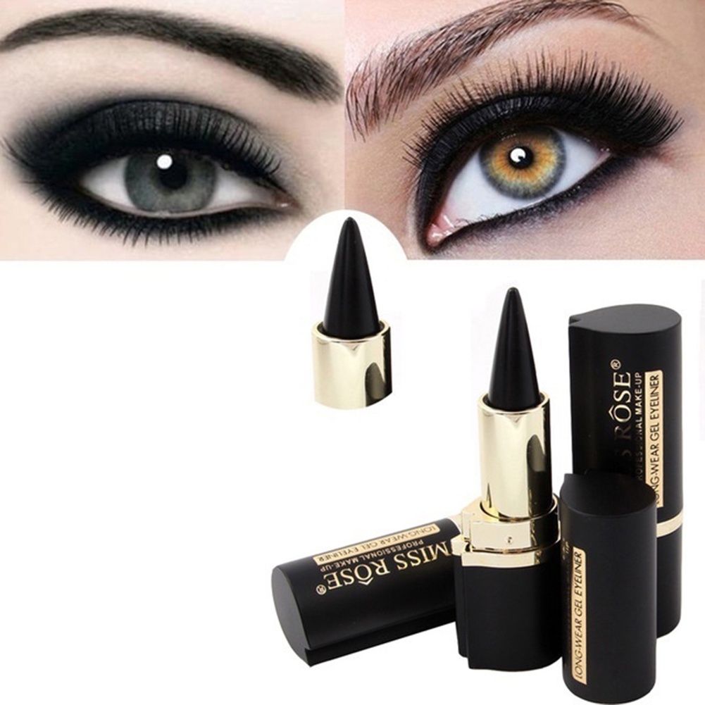 Ds Lápis De Olhos Em Gel Preto À Prova D Água De Longa Duraçã ultra-durável