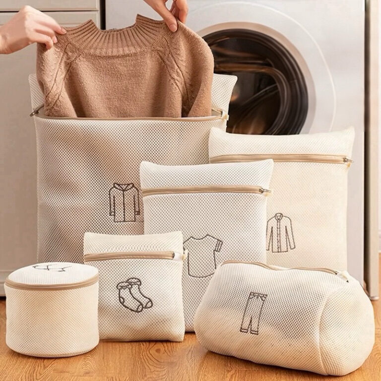 Kit 6 Saco de roupa lava espessa anti-deformação