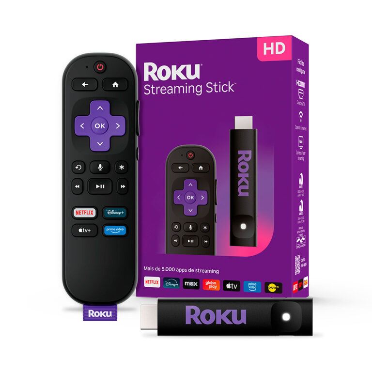 Roku Streaming Stick para TV HD e Full HD com Cont