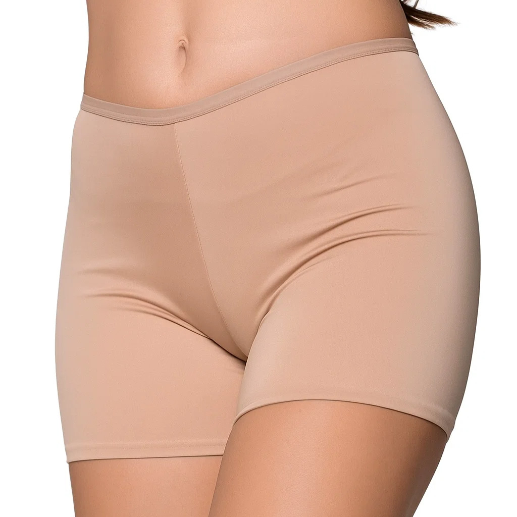 Short Anágua Segunda Pele Modeladora Roupa Íntima Lingerie Confortável Zero Transparência