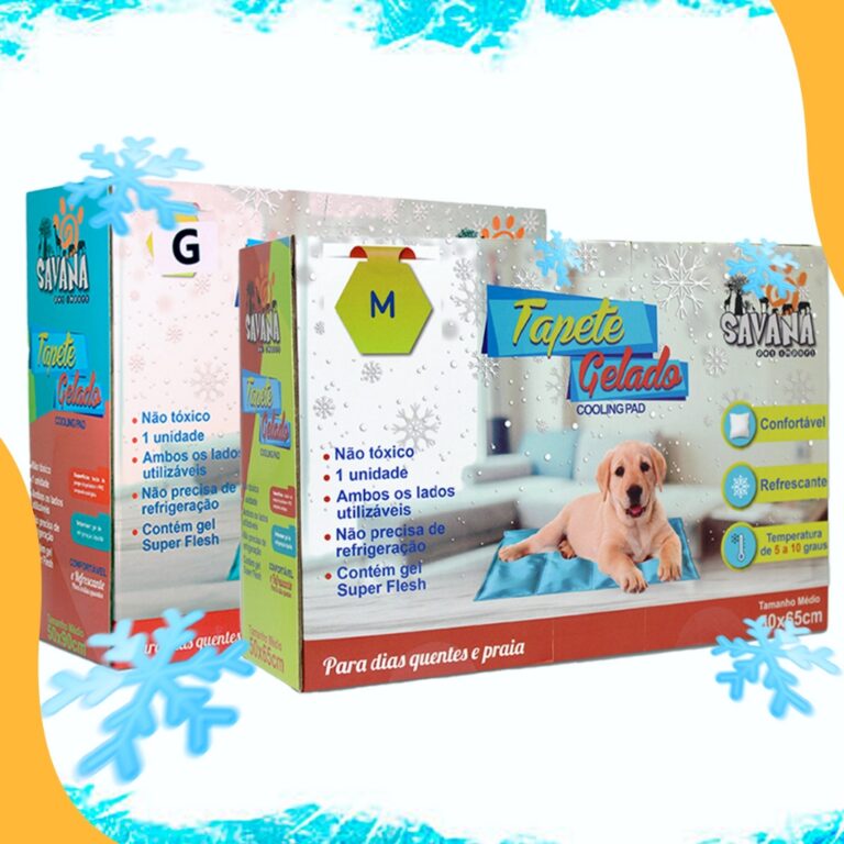 Tapete Gelado Refrescante Cachorro Gato Savana Pet