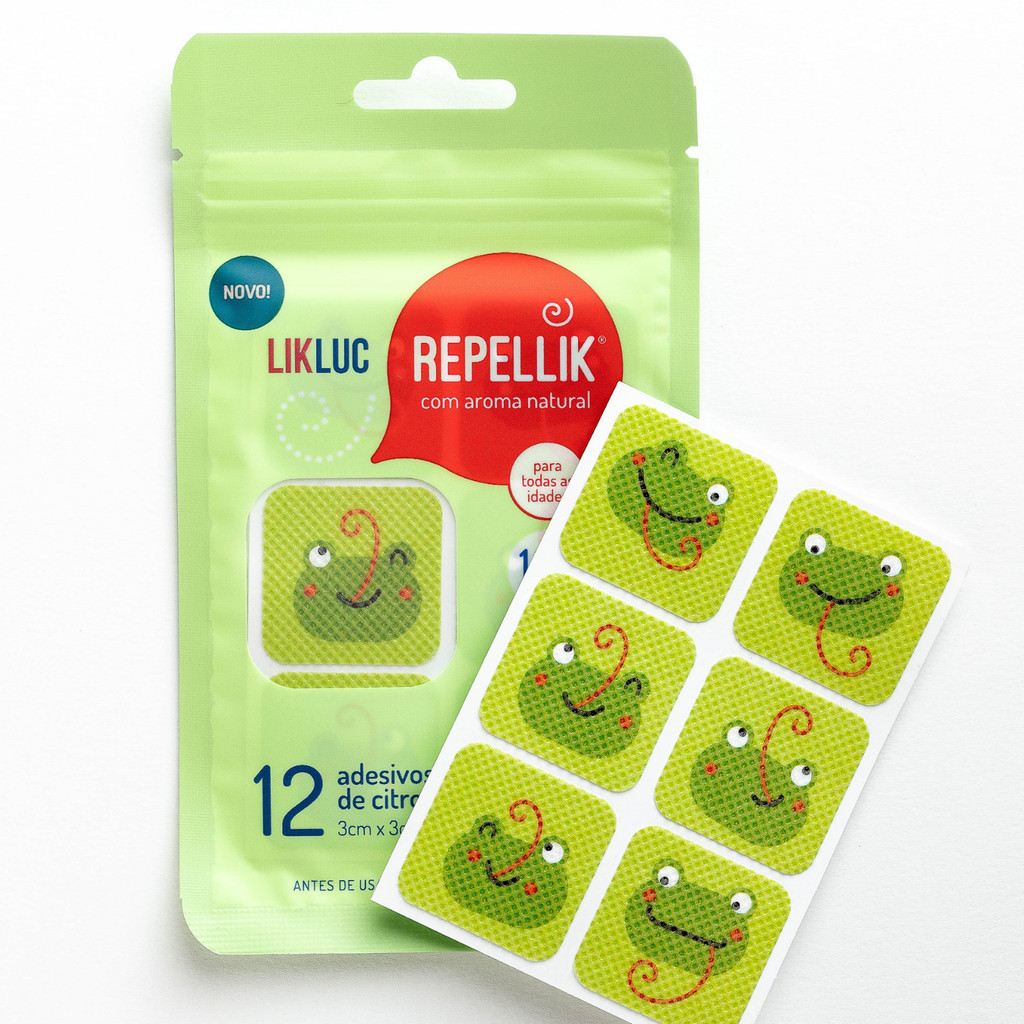 Adesivos Repelentes Repellik Proteção Natural contra Insetos Infantil Bebê Adulto Uso Diário Externo