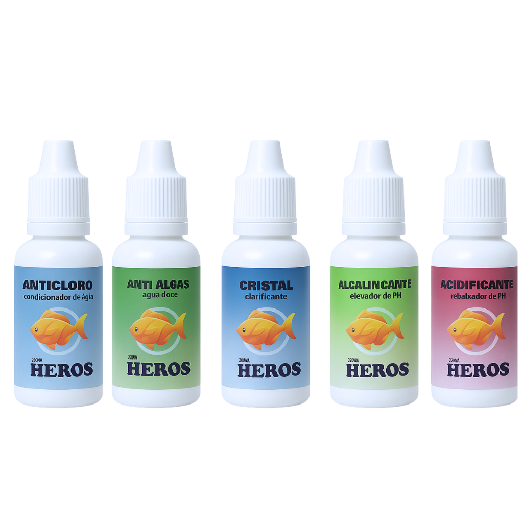 Kit Tratamento – Anticloro – Alcalinizante – Clarificante – Acidificante – Algas