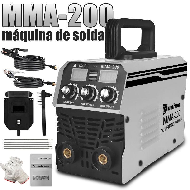 MMA-200 Máquina de soldagem com inversor portátil Com Painel digital Estão disponíveis 220 V e 110 V
