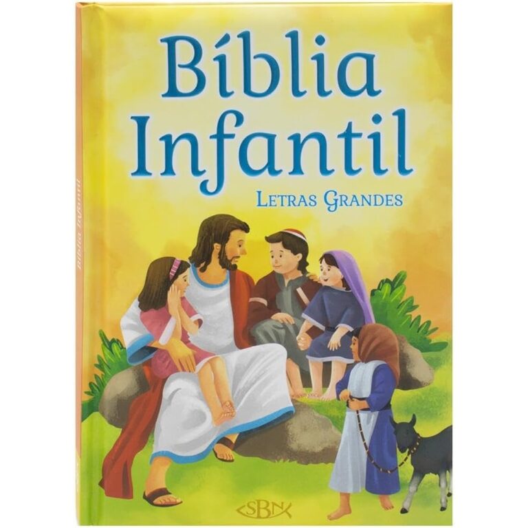 Bíblia Infantil Com Ilustrações e Letras Grande