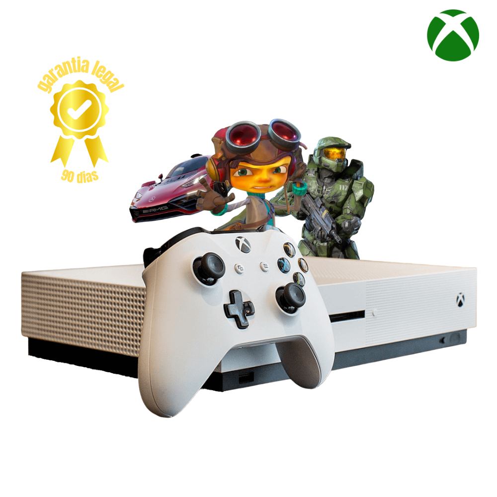 Seu Xbox Te Espera One S completo + Controle Original