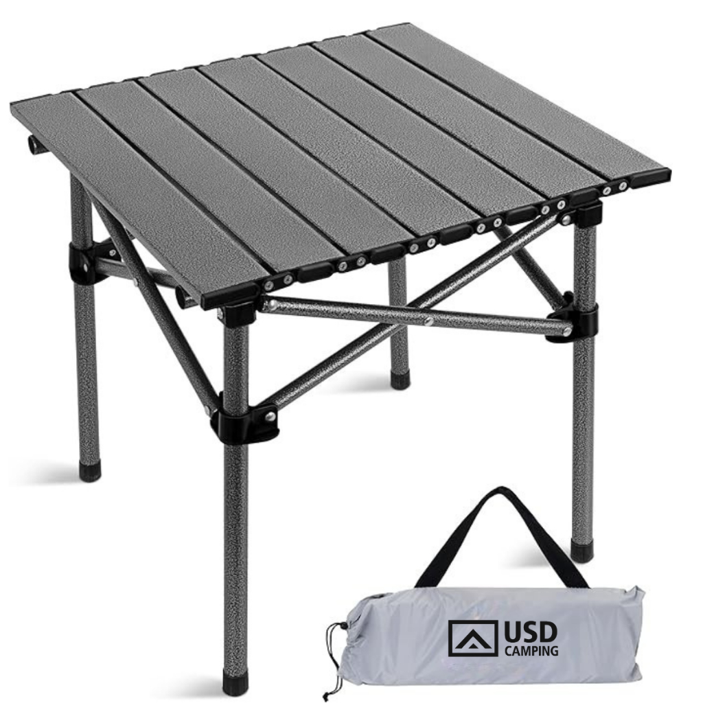 Mesa Camping Dobrável Portátil Alumínio Praia Acampamento Camping Churrasco C/ Bolsa De Transporte U