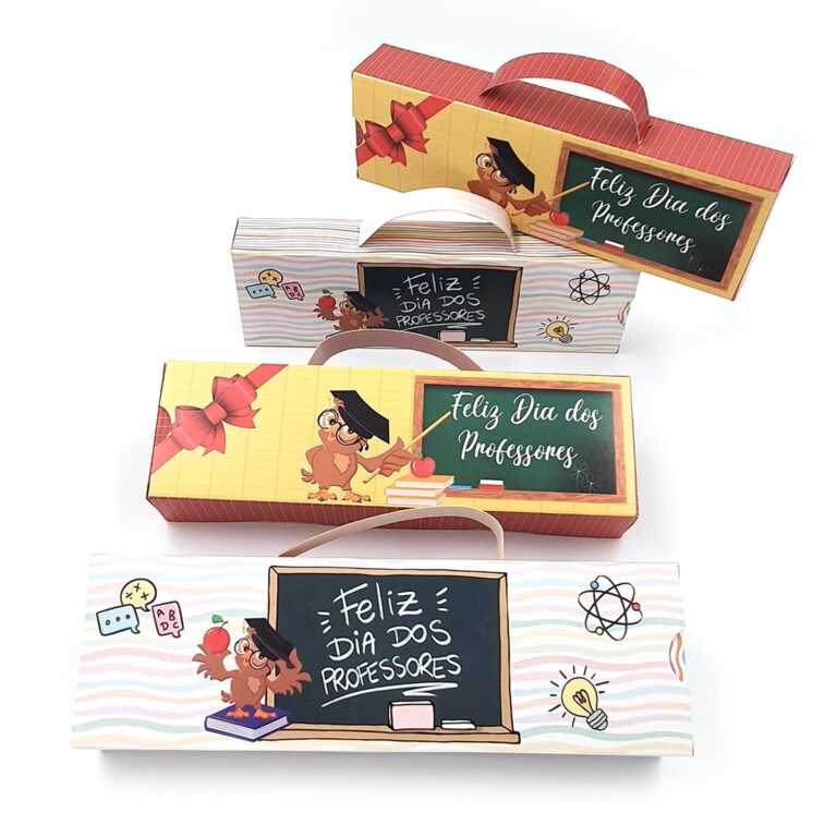 Caixas Capa Porta Bis Com Alça. Embalagem Do Dia 