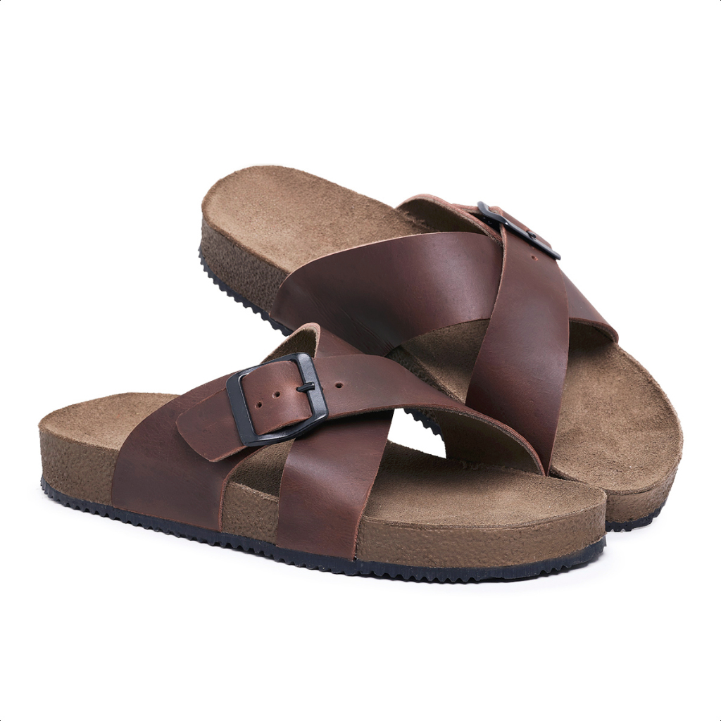 Birken em Couro Legitimo Chinelo papete Sandalia Ortopetico Anatomico 33 ao 44