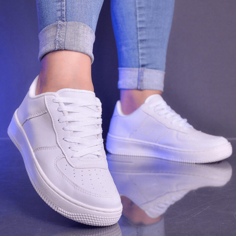 Tênis Casual Branco Plataforma Premium Original J