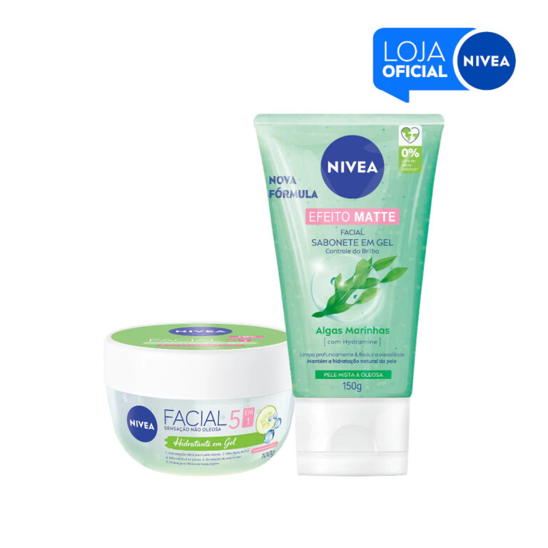 KIT NIVEA Sabonete Facial em Gel Controle do Brilh