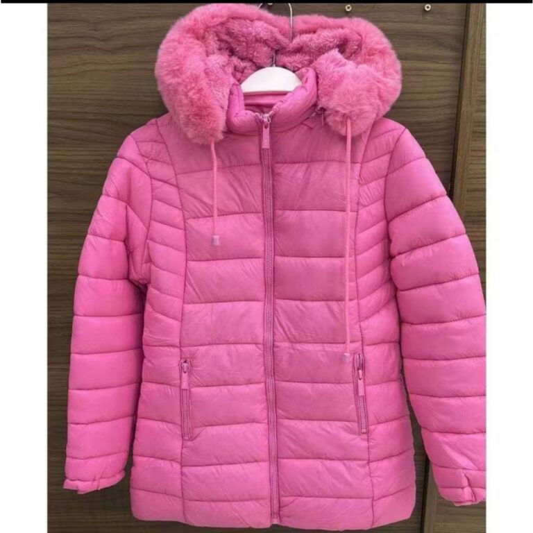 Jaqueta Infantil Juvenil Menina Parka Com Zíper S