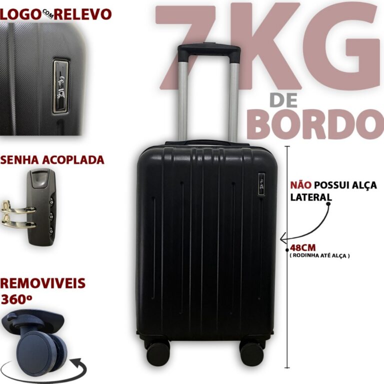 Mala de Bordo Pequeno 7KG N16 Mala De Viagem Roda 