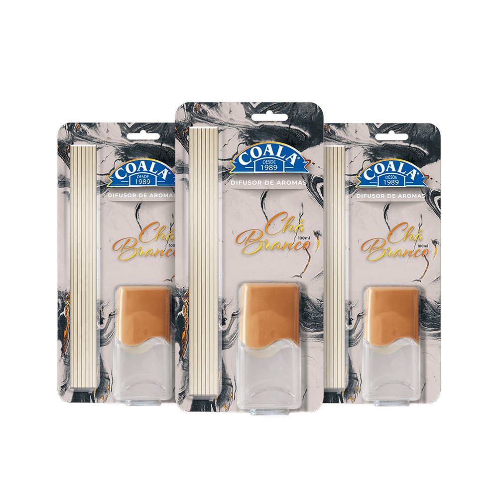 Kit 3 Difusores Coala – Chá Branco
