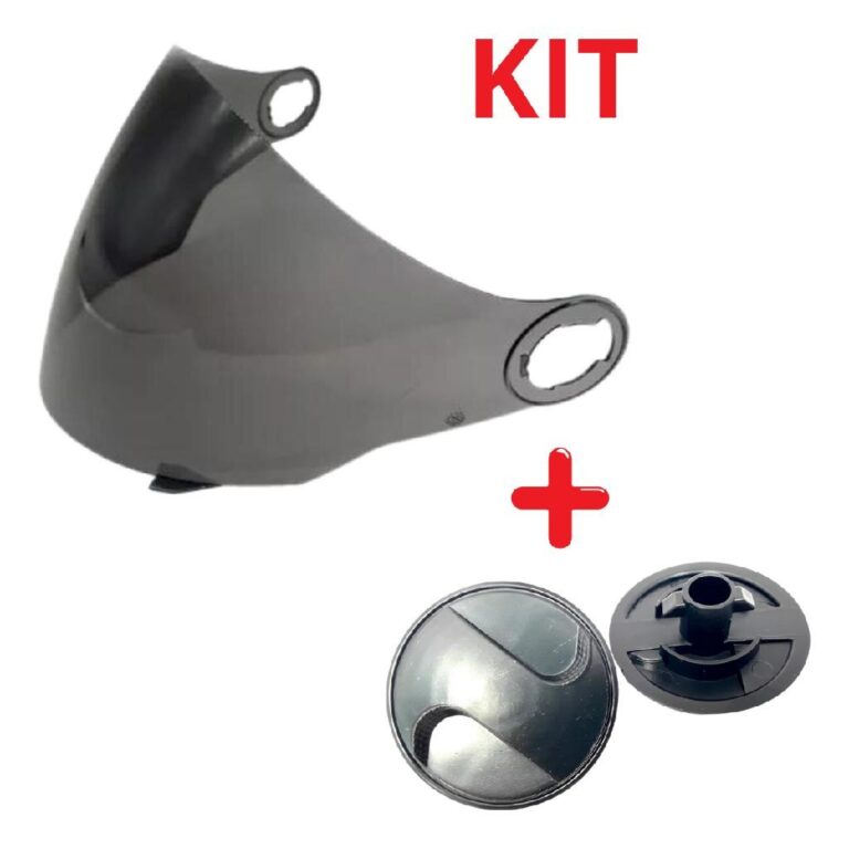 Viseira Fumê Capacete New Liberty 3 + Botão Repa