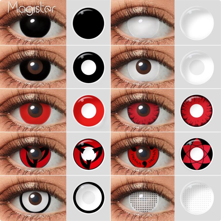 Magister 2 pcs role-playing lentes de contato Cosp