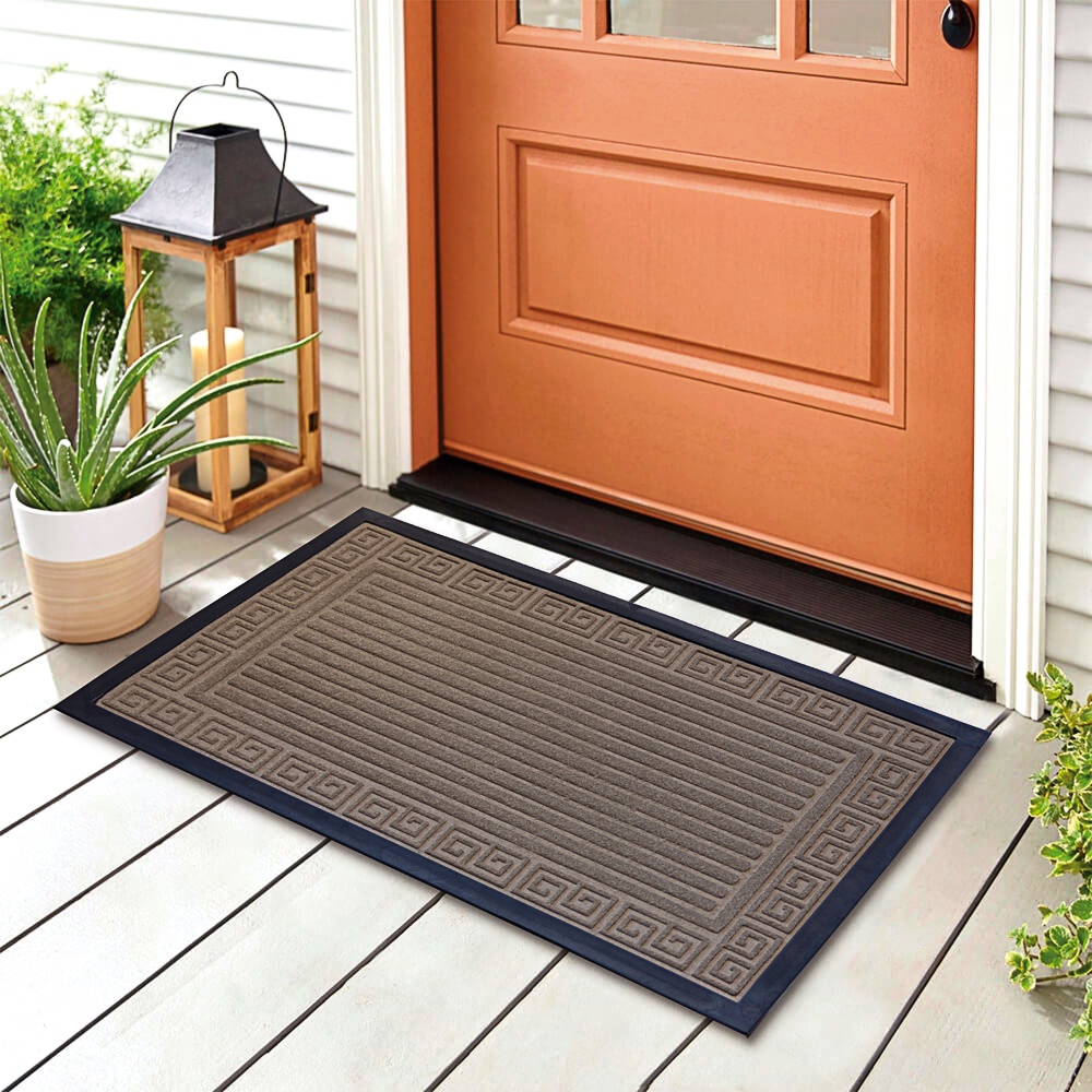 Tapete Capacho Porta Entrada 45×75 / 40×60 Borracha Antiderrapante Decorativo