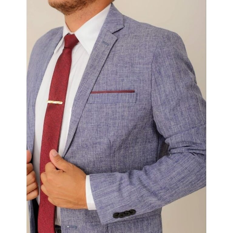 Paletó Masculino Completo Slim Microfibra Com Cal