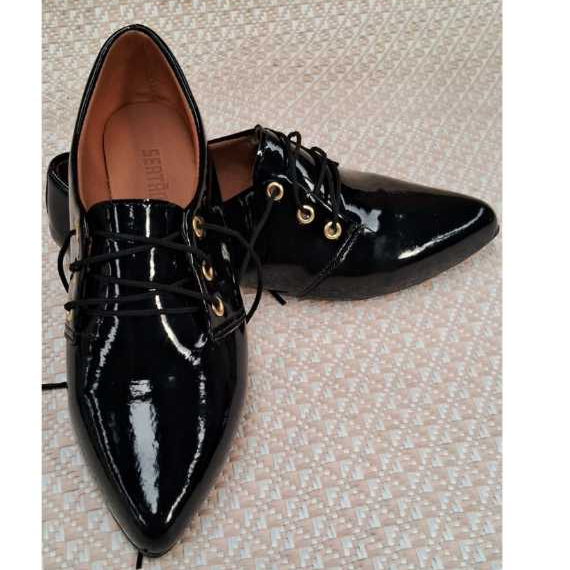 Tênis Oxford  Feminino Adriana Confortável bico 