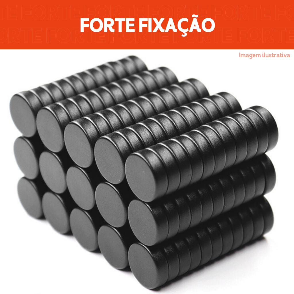 Imã – Kit C/ 100 – Diversos Tamanhos Mazzal