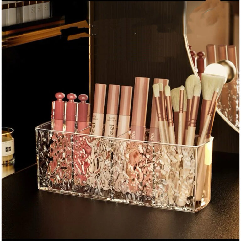 Porta Pincel Diamante Organizador Acrílico Maquia