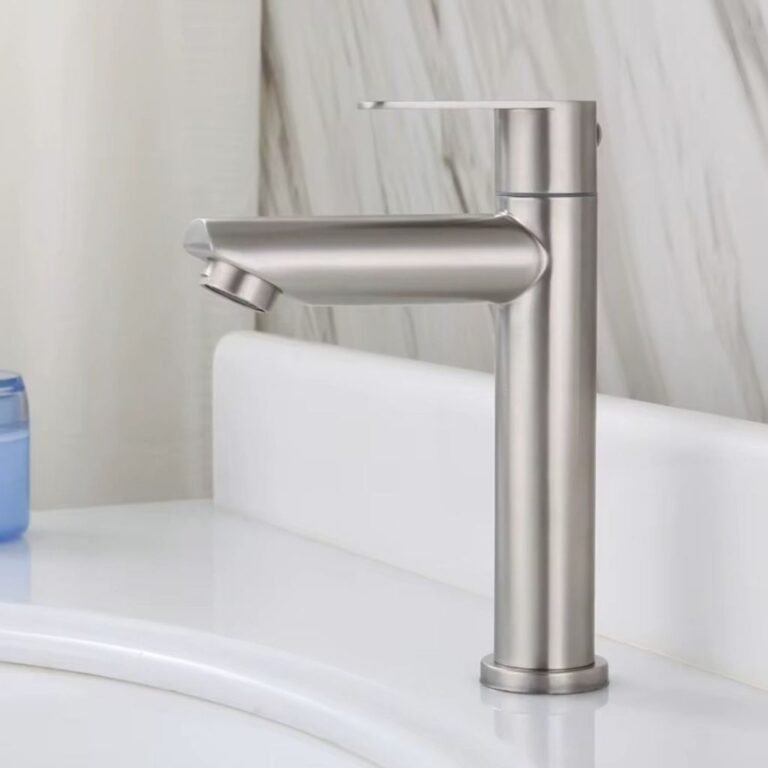 Torneira Banheiro Inox Premium Bancada Moderna