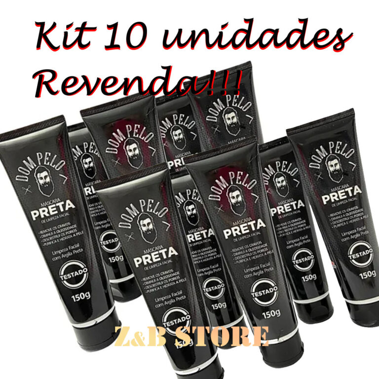 Kit Máscara Preta Facial DOM PELO – REVENDA