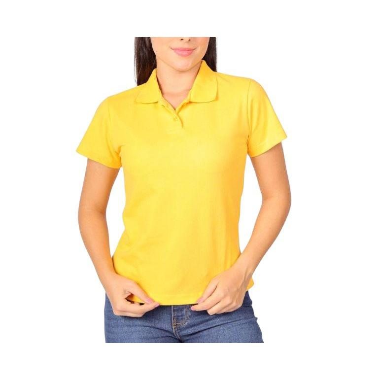 Camisa Polo Feminina Babylook  Piquet Lisa