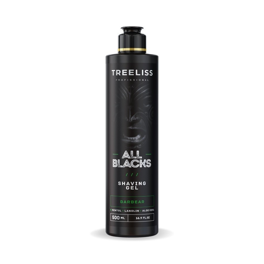Gel De Barbear Barbearia All Blacks 500ml Tree Liss