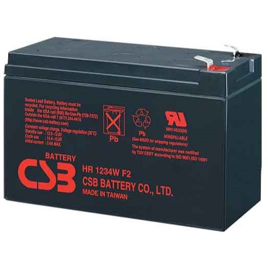 Bateria Selada CSB Vrla 12V 9ah Alarmes, Nobreak, 