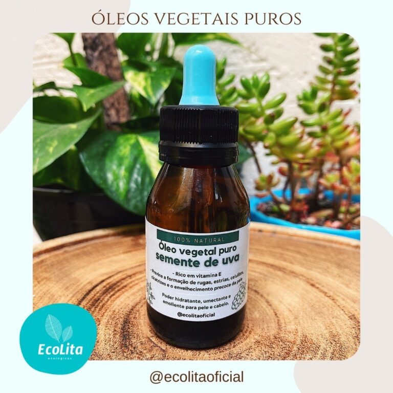 Óleo Vegetal De Semente De Uva Puro | 100% Natura