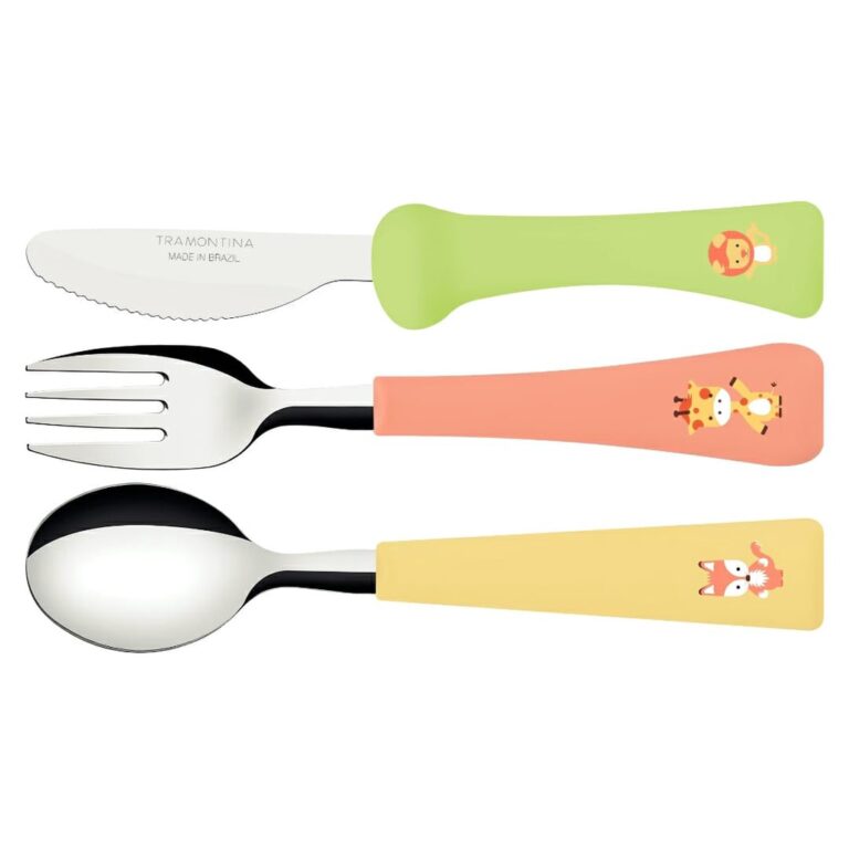Jogo de Talheres Infantil Tramontina com Lâminas 