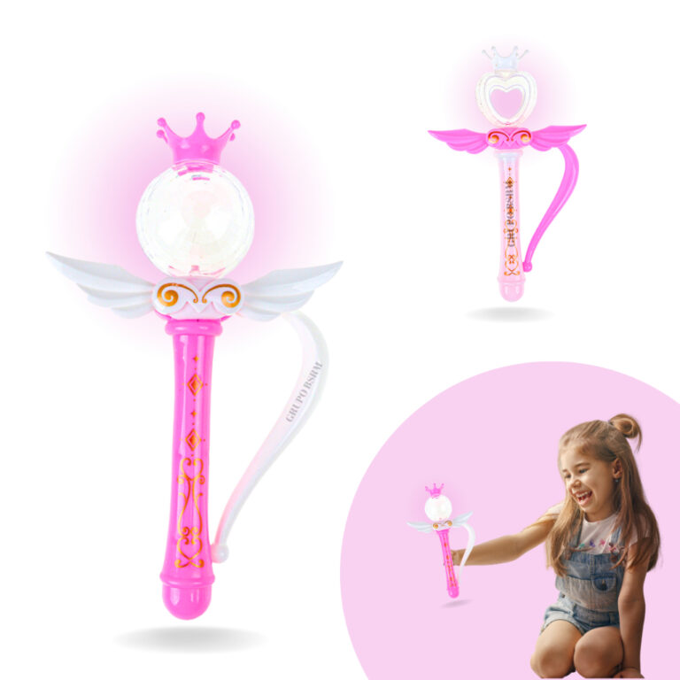 Varinha Mágica Com Luz Brinquedo Infantil Menina