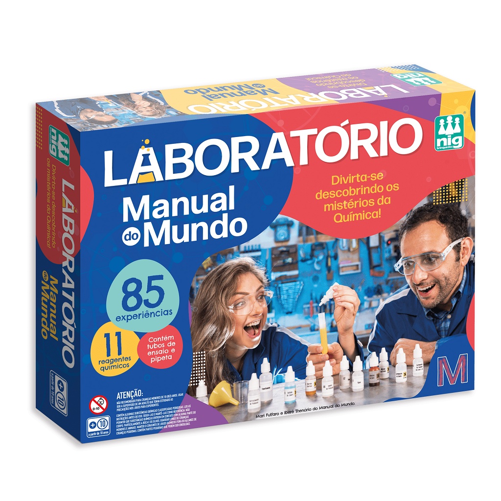 Laboratório Manual do Mundo 85 Experiências 1640 – Nig
