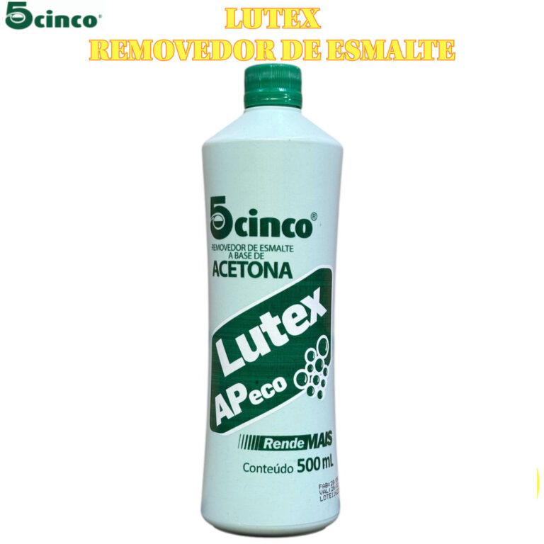 Acetona Lutex 5cinco removedor de esmalte 500ml