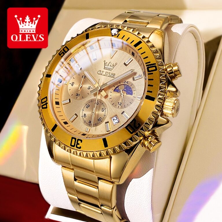 [Caixa Gratuita] OLEVS Relogio Relógios Masculino